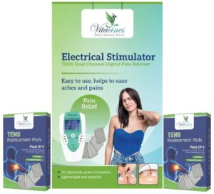 Vitacines Dual Channel Tens made + 2 extra packs of Pads