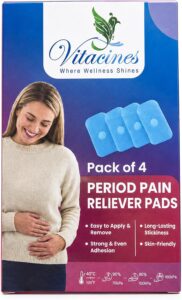 Vitacines Period Pain TENS Replacement Pads – Pack of 4